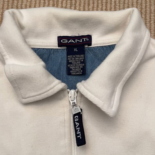 Gant cotton polo shirt XL like new ecru
