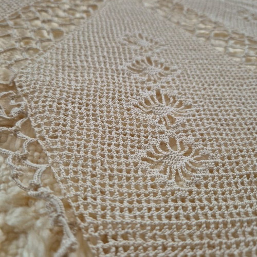 Handmade and Machine Tablecloths Set of 2, New
