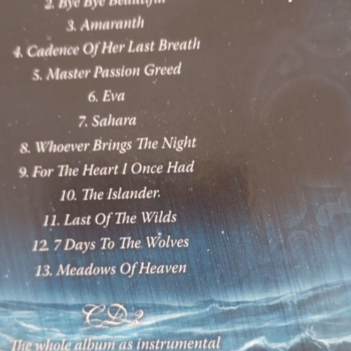 Nightwish Dark Passion Play double CD like new, rock
