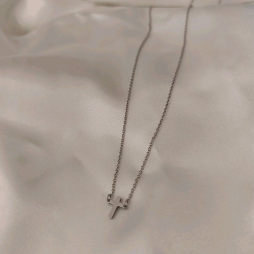 Stainless steel cross new, silver color, made of stainless steel