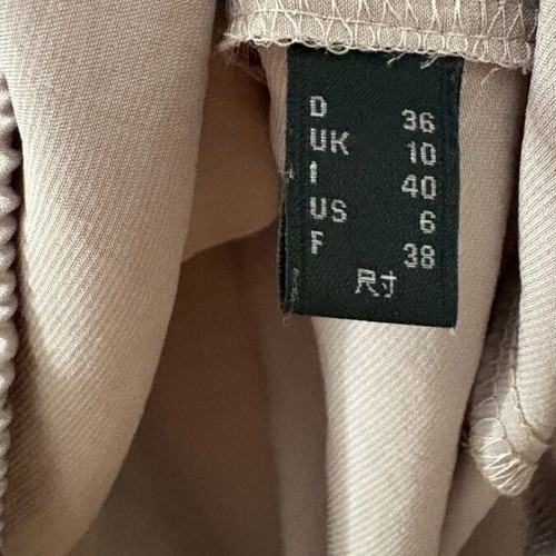 Esprit satin blouse S/M like new, beige