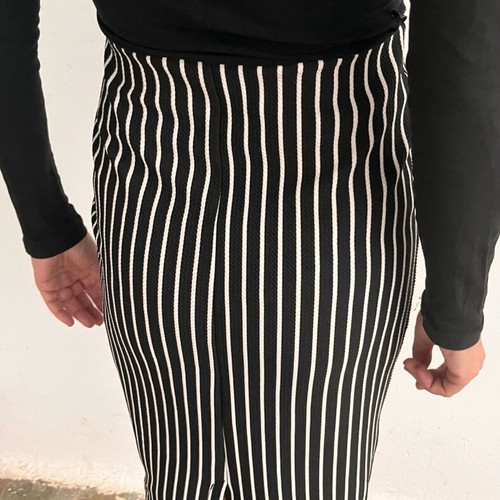 Anel striped skirt medium used, black and white