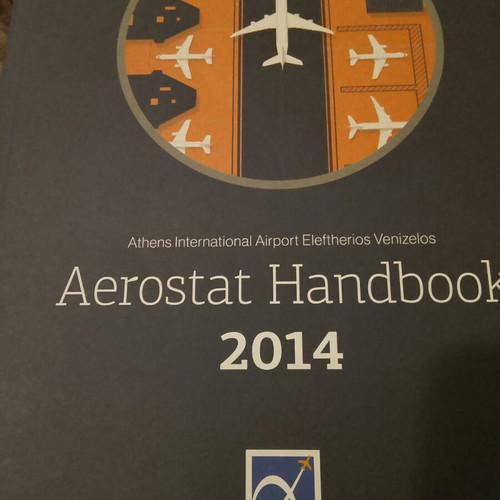 Aerostat Handbook 2014 collectible book, new, Athens International Airport