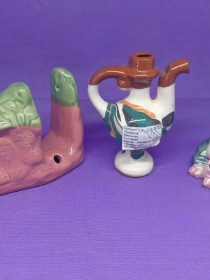 Ceramic souvenirs like new, lot of 3 pieces