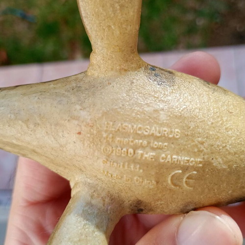 Elasmosaurus figure vintage 1990 used collectible