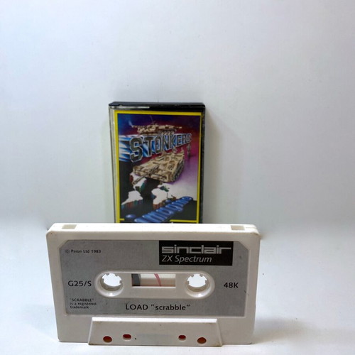 Stonker tape cassette for Spectrum ZX used, complete in box