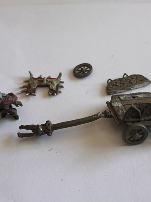 Μεταλλικές μινιατούρες Wargaming μεταχειρισμένες, φιγούρα και άμαξα