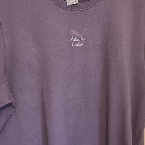 Puma mako t-shirt large, like new, lilac cotton