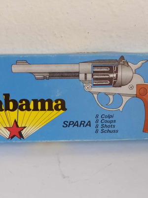 Πιστόλι καουμπόικο Alabama μεγάλο 24 εκατ. καινούργιο, επιχρυσωμένο