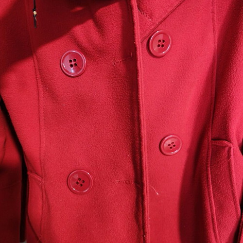 Red coat like new