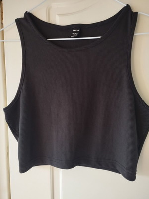 Shein black medium elastic top like new