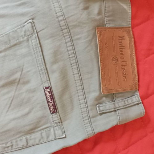 Marlboro Classics pants used, summer, light green