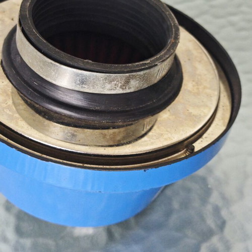 Double Flow Mushroom Blue Air Filter used