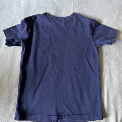 Μπλουζάκι t-shirt Champion για αγόρι 5-6 ετών, μεταχειρισμένο, μπλε