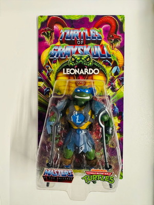 Φιγούρα δράσης Leonardo Turtles of Grayskull καινούργια, σφραγισμένη