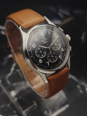Zenith Prime Hand-Wound Chronograph vintage, used