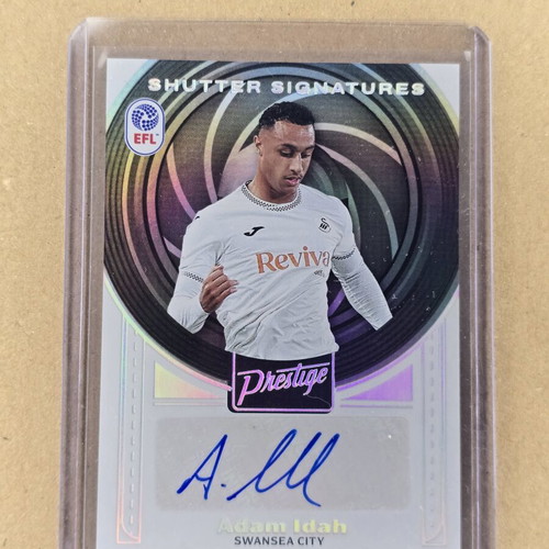 Adam Idah Shutter Signatures Au #SS-AI Panini Prestige EFL card