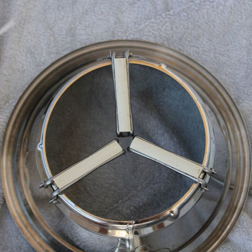 French stainless steel vegetable mill with 3 discs