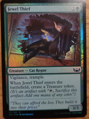Jewel Thief Magic the Gathering Capenna foil card new