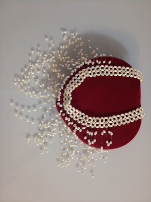 Necklace Vrochi with Freshwater Pearls, 35cm Length, 14K Clasp like new