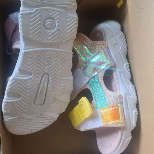 Biomecanics children's sandals size 26, multicolored