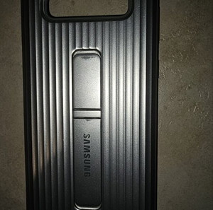 Original Samsung Galaxy S10 Plus Protective Stand Cover Case - Silver