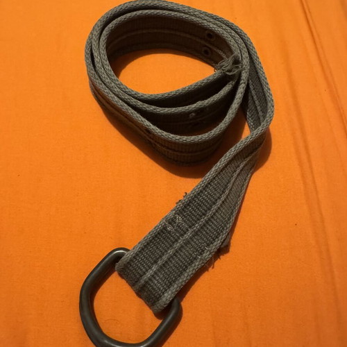 Khaki fabric belt like new, adjustable