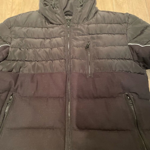 Zara men's black jacket like new, size XL