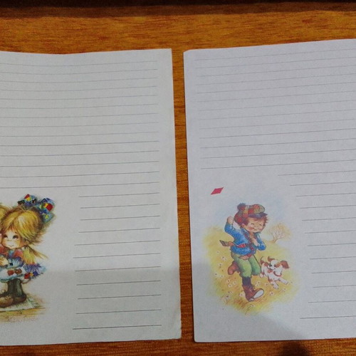 1980s Letter Papers like new