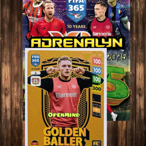 Florian Wirtz Golden Baller Card No6 FIFA 365 2025 Andrenalyn XL new