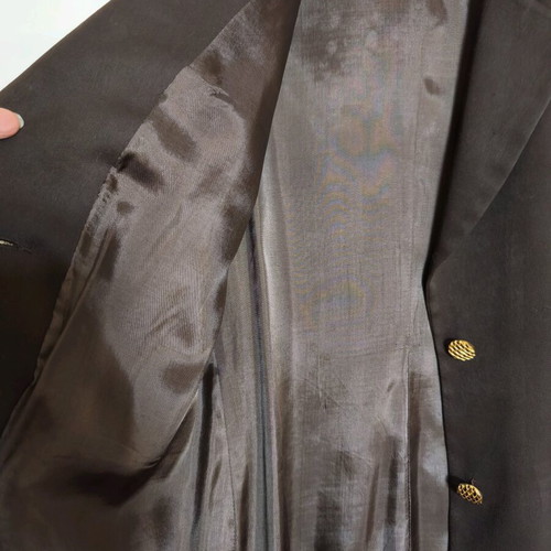 Women's suit used, size 44, brown with slight sheen