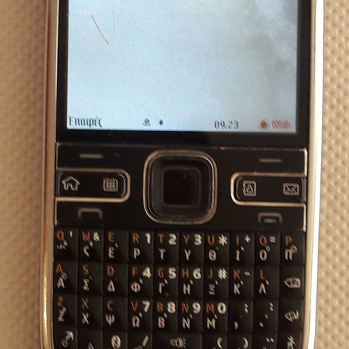 Nokia E72-1 mobile phone, made in Finland