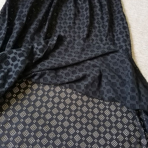 Black dress with straps, size L/XL