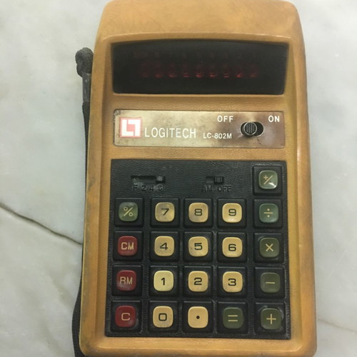 Logitech pocket calculator partially functional