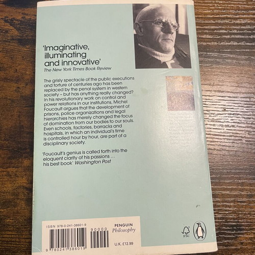 Discipline and Punish The Birth of the Prison by Michel Foucault, like new