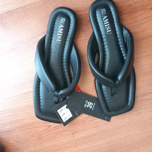 Slippers new, soft, slightly small, eco leather, size 39
