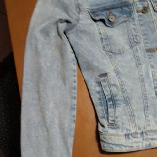 Bershka Denim Jacket 100% Cotton like new, blue, size XS