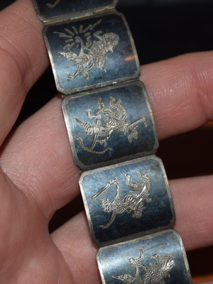 Vintage silver bracelet used