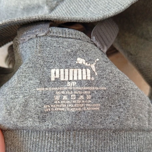 Puma sports bra used, size S, gray