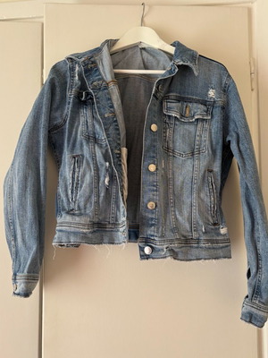Zara denim jacket used, blue, size L