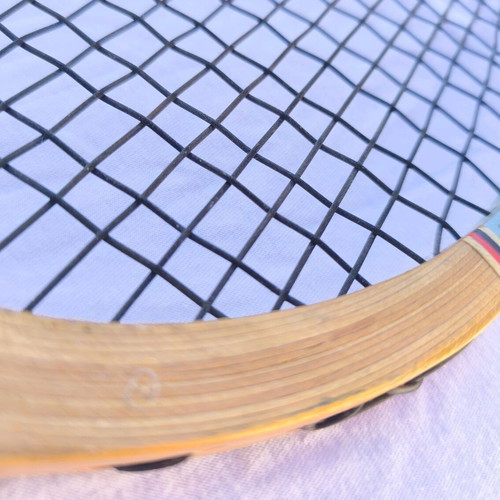 Vintage Ukraine Wooden Tennis Rackets Set of 2 like new