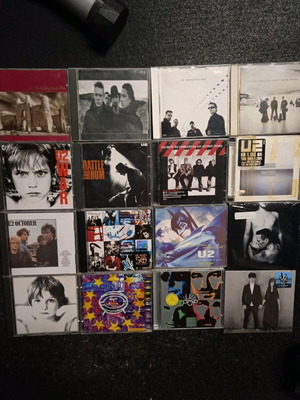 U2 CD δισκογραφία σαν καινούργια, πακέτο με όλα τα άλμπουμ και 2 singles