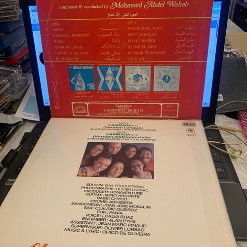 Belly Dance The Music Of Mohamed Abdel Wahab Volume 2 and Kaoma Lambada 12" Maxi used