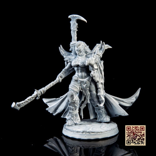 Vorkal Lancer dark fantasy figure new, assembled and primed