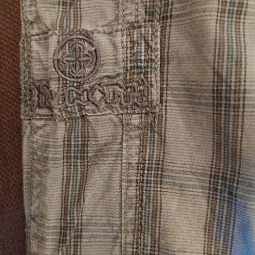 Brunotti men's shorts XL like new, checkered grey