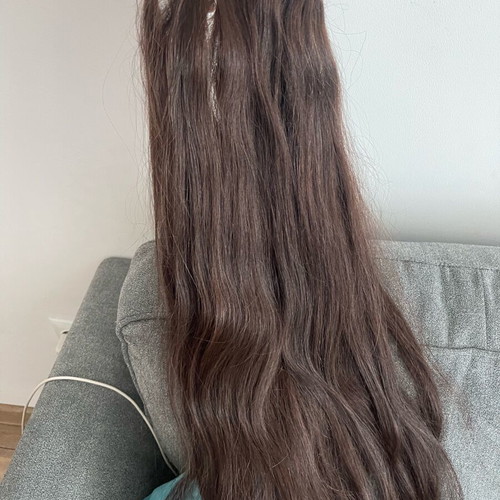 Natural hair wefts like new, 70 cm, 150 grams