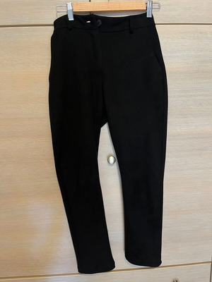 Cotton corduroy women's black pants size 34 like new