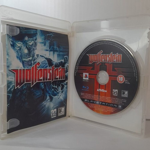 Wolfenstein PS3 game like new, complete with manual, English version