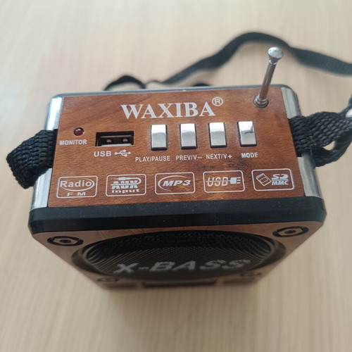 Waxiba XB-18URT portable radio and MP3 player used
