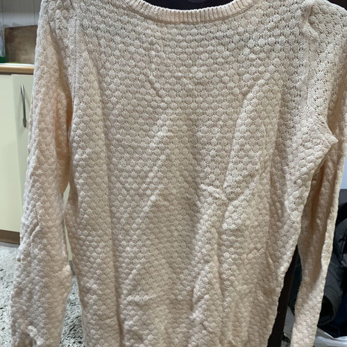 PIMKLE women's knitted sweater like new, beige, size M